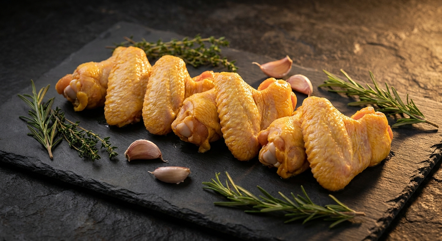 Alas de pollo organico
