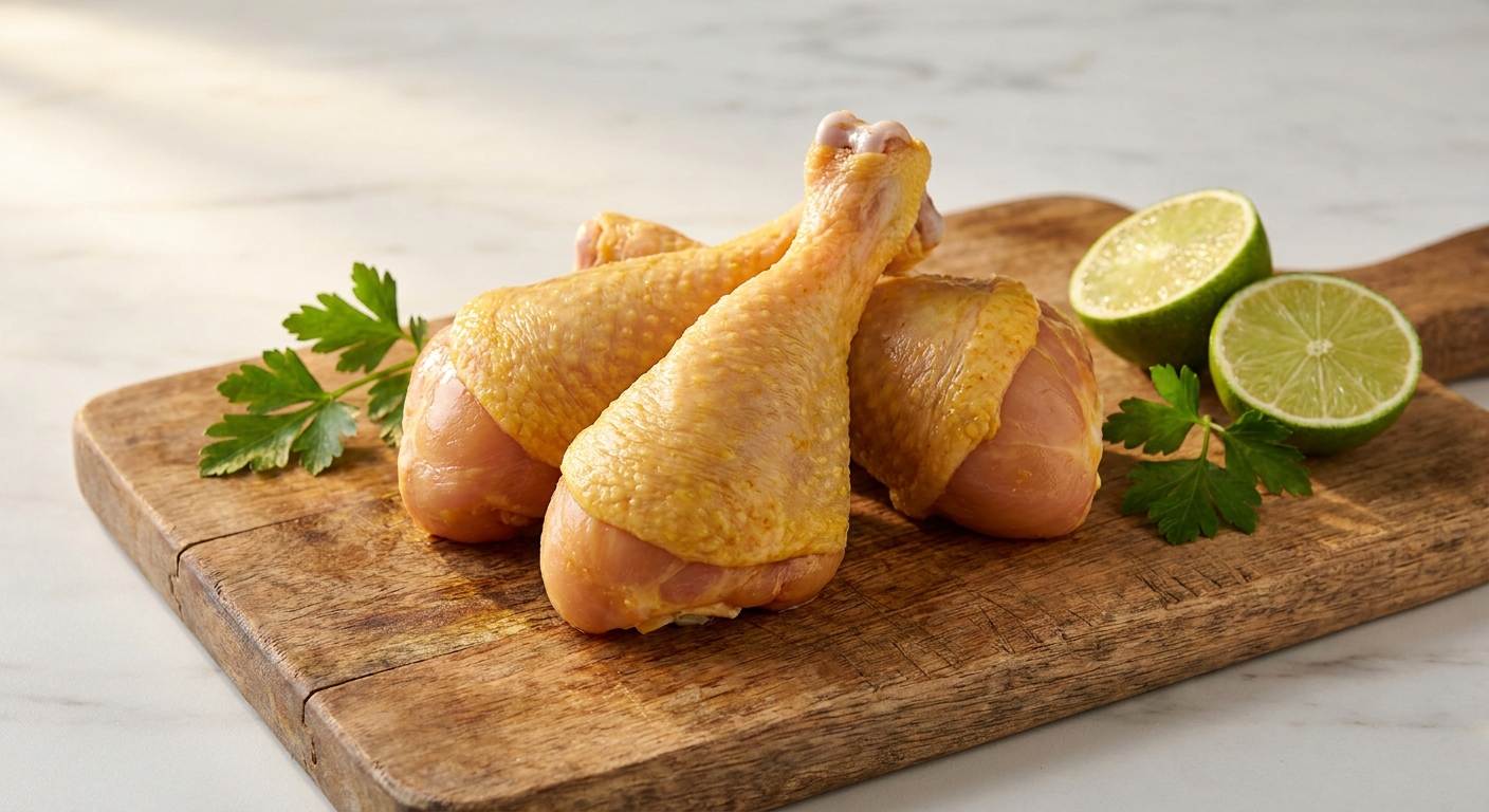 Muslos de pollo organico