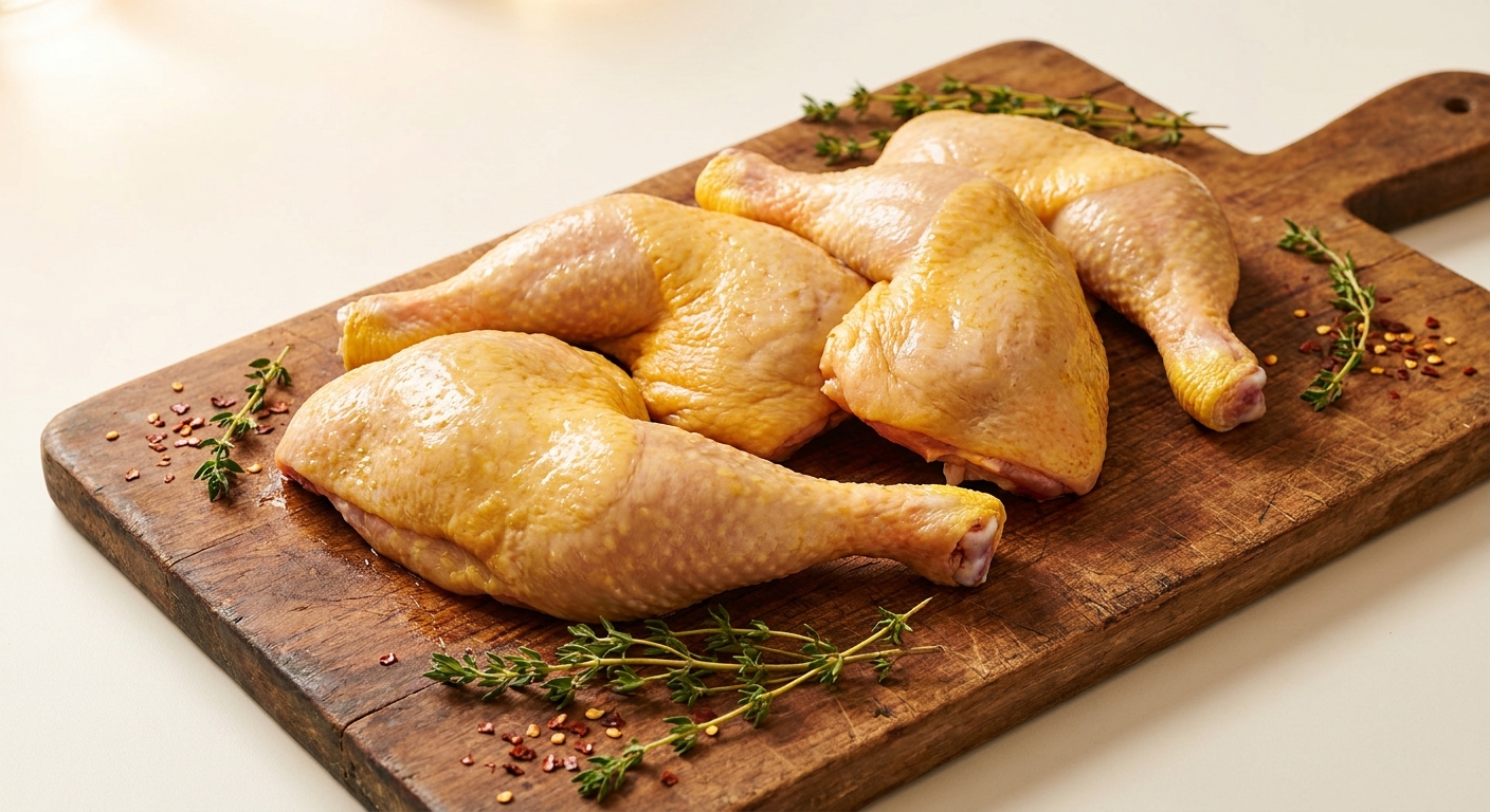 Perniles de pollo organico