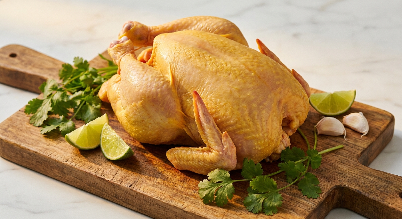 Pollo entero organico